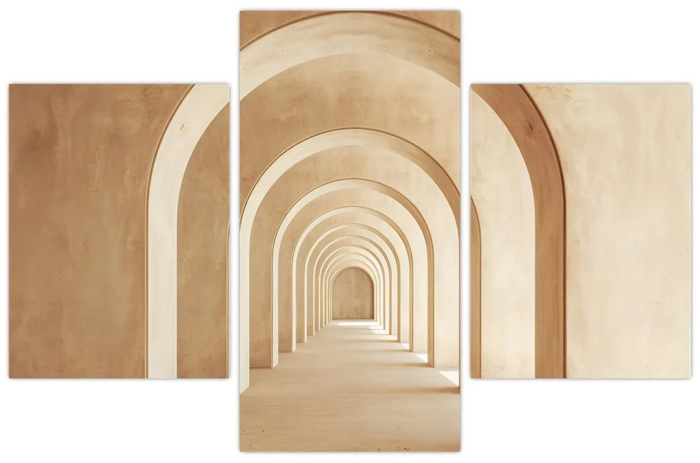 Kép - Bézs átjáró (90x60 cm)