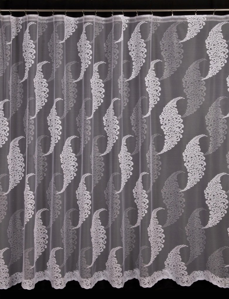 Mg Függöny jacquard 4302 Fehér 160cm magas lengyel 2,5m