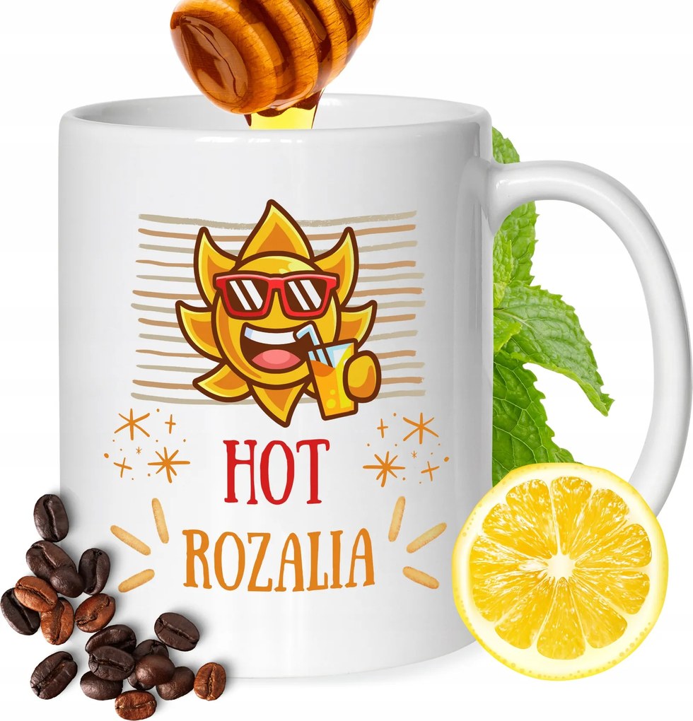 Bögre Rozáliának Barátnőknek Ajándék Nyomtatott Fehér 330ml