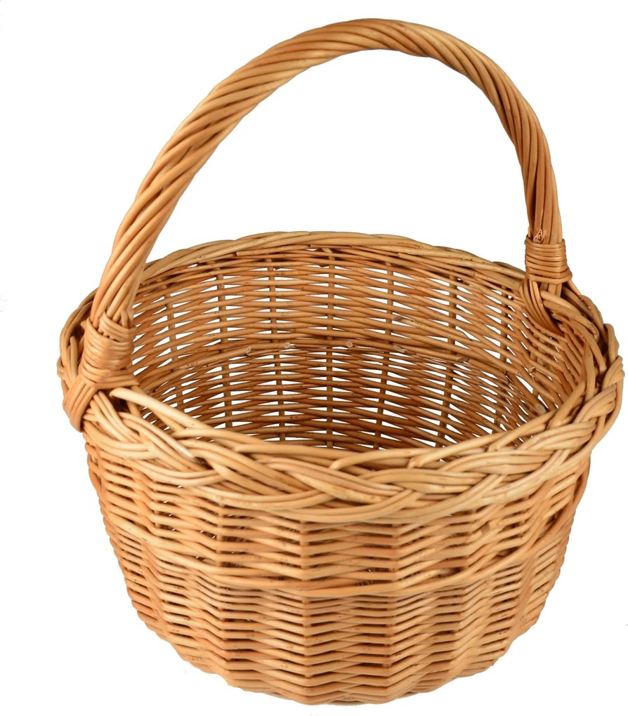 Fonott bevásárló kosár gomba roz. L