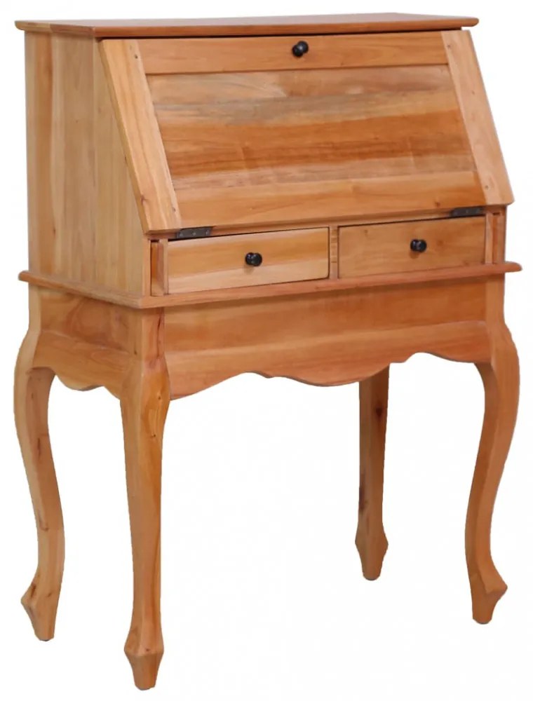 tömör mahagóni titkári íróasztal 78 x 42 x 103 cm