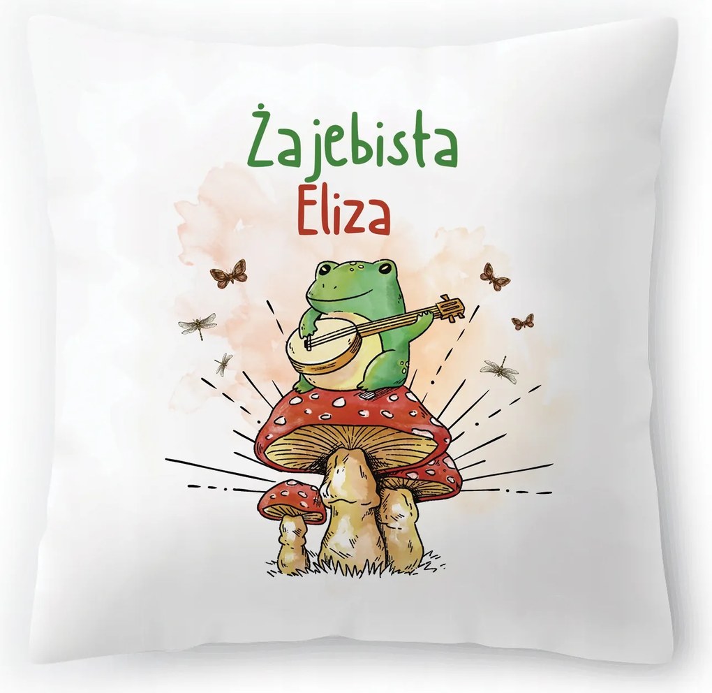 Eliza párna Születésnapra Névnapra Ajándék Nyomtatott Fotóval
