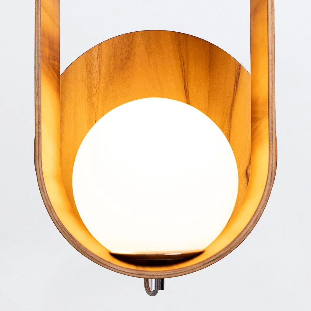 Quintiesse modern skandináv fali lámpa sfera fa elsqn-sfera-wb-lteak