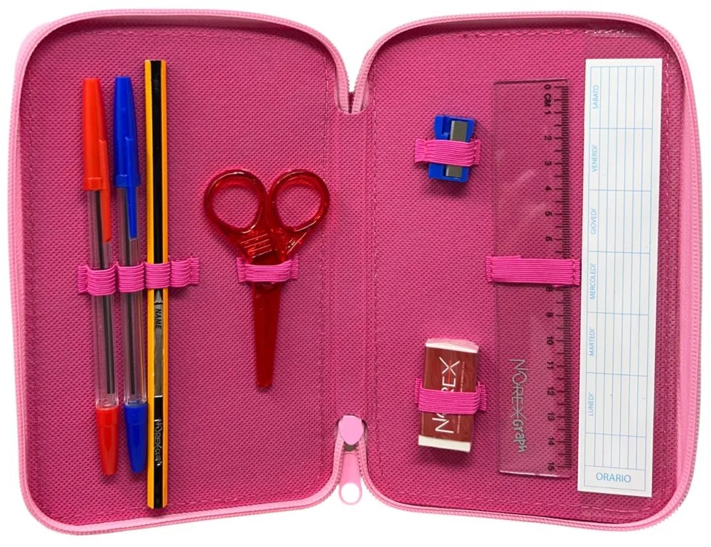 Disney Lilo és Stitch, A csillagkutya Pink Wave tolltartó töltött 3 emeletes