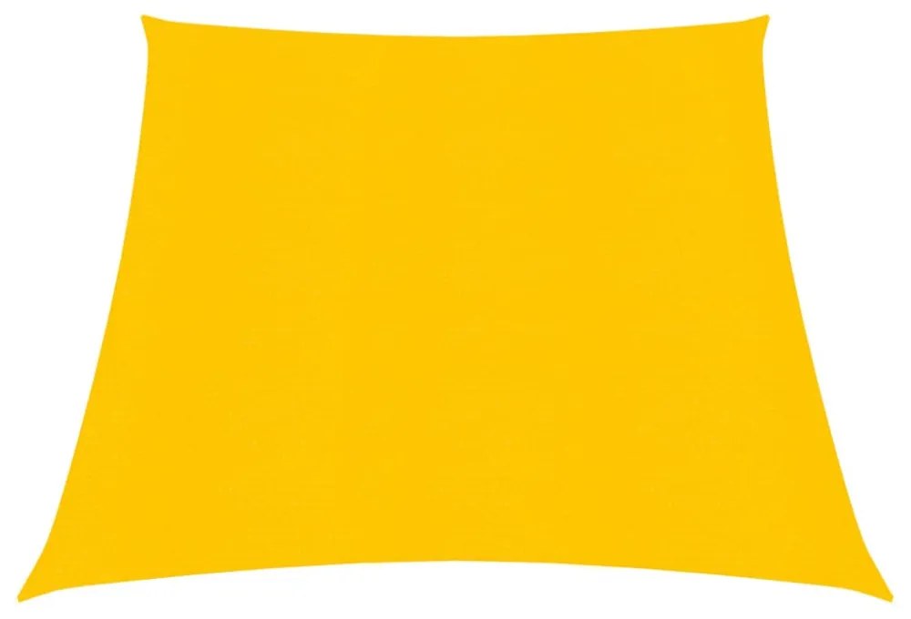 sárga HDPE napvitorla 160 g/m² 3/4 x 2 m