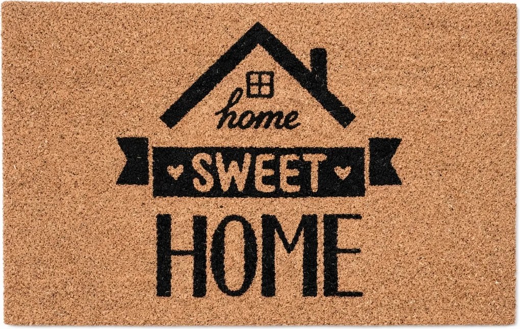 Smukee Lábtörlő Kókusz cipőajtó alá 40 x 60 cm Home Sweet Home