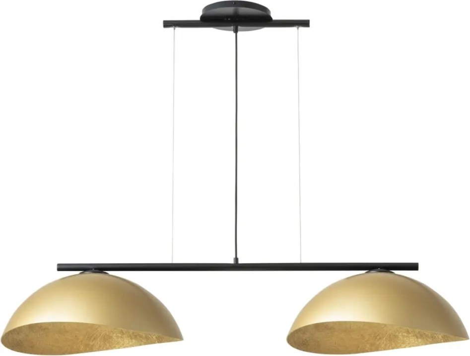 SIGMA LIGHTING 40580 SOLAR Többágú Függesztett Lámpa Fekete, Arany E27 IP20