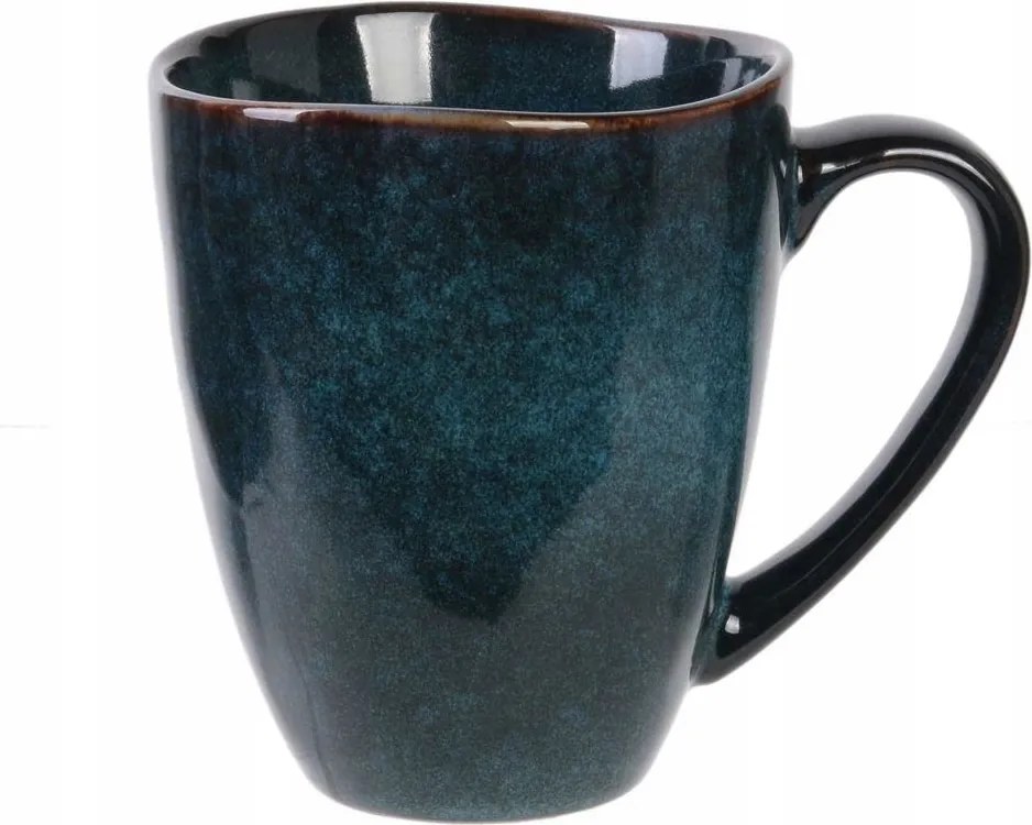 Kerámia bögre Laguna 300ml mázas kék