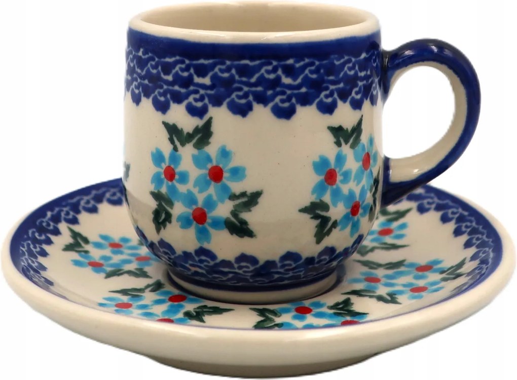 Espresso csésze csészealjjal 100 ml Kerámia Boleszláv ajándék