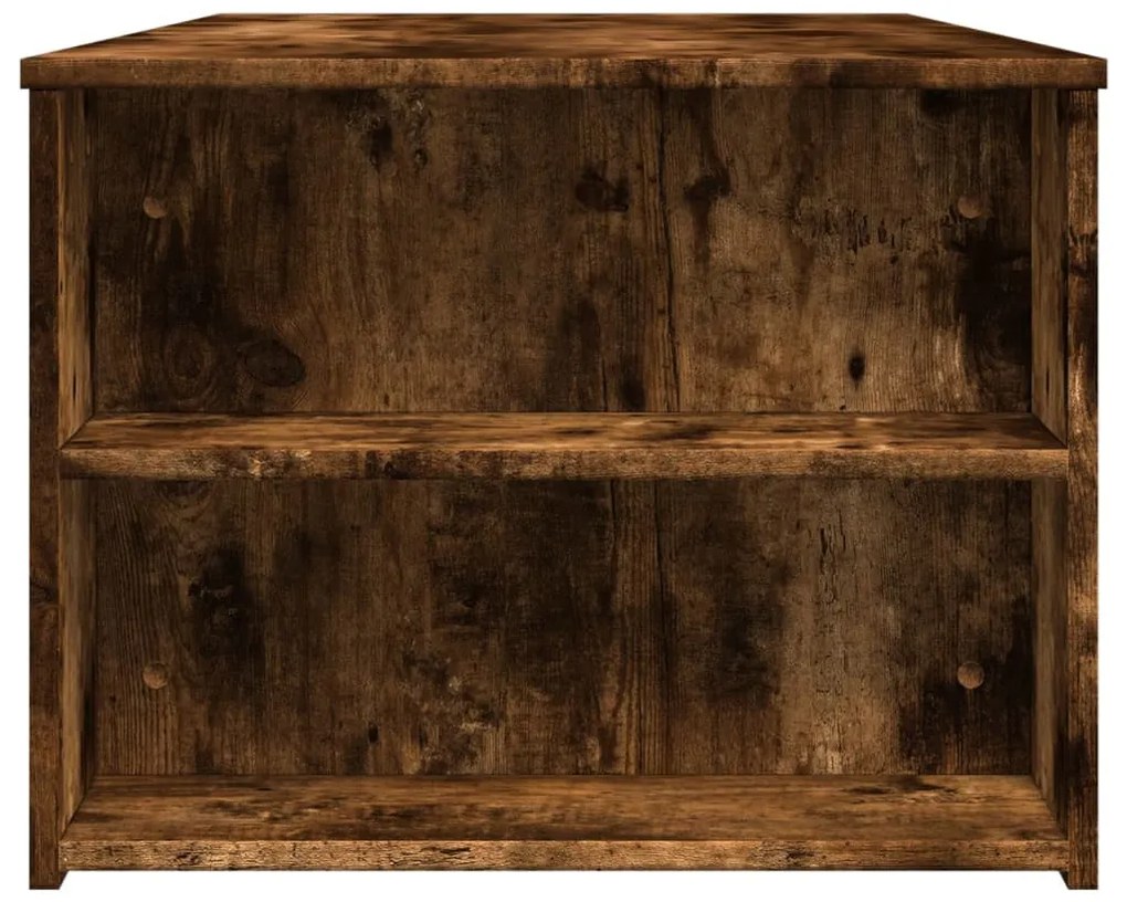 Füstös tölgy színű szerelt fa dohányzóasztal 102 x 55 x 42 cm