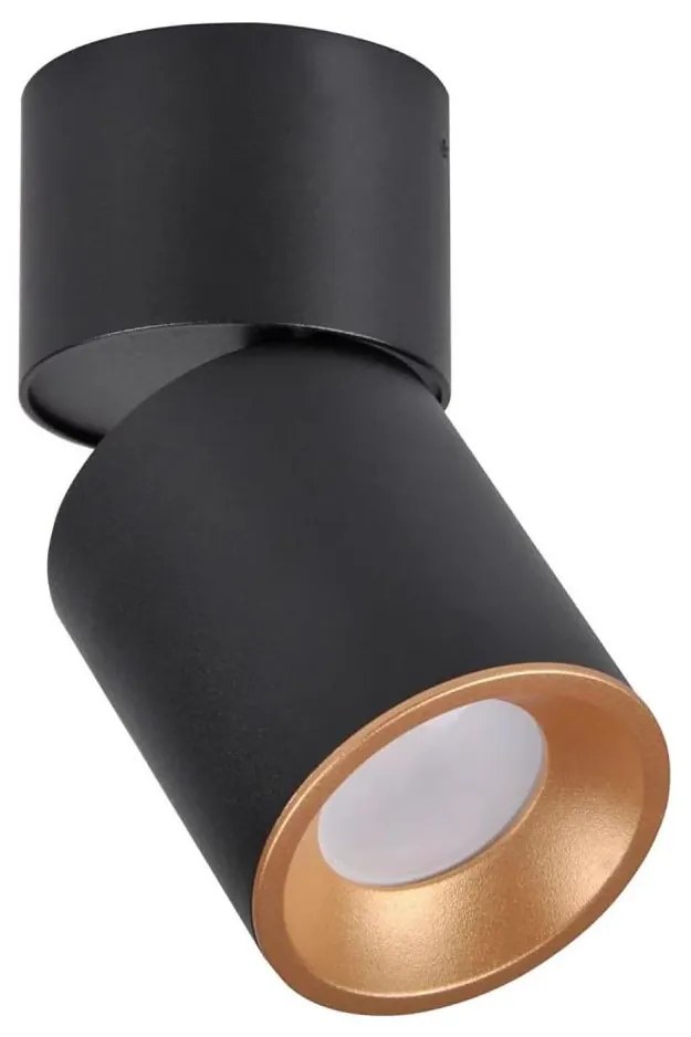 Spotlámpa NIXA 1xGU10/10W/230V fekete/arany