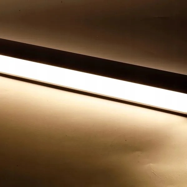 LED csillár kábeles/felületre szerelhető LED/44W/230V 4000K 120 cm fekete