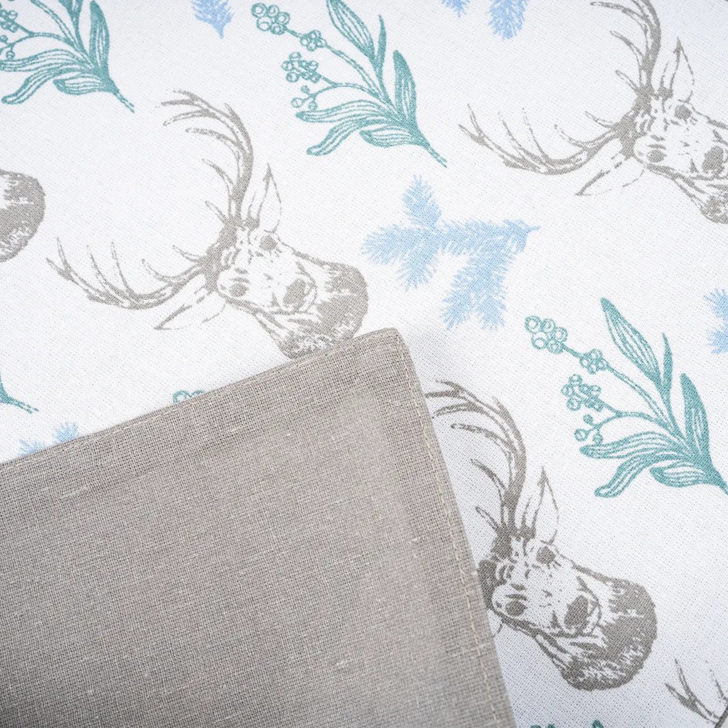 Szarvas karácsonyi teríték kedvező szett, 33 x 45 cm, 4 db