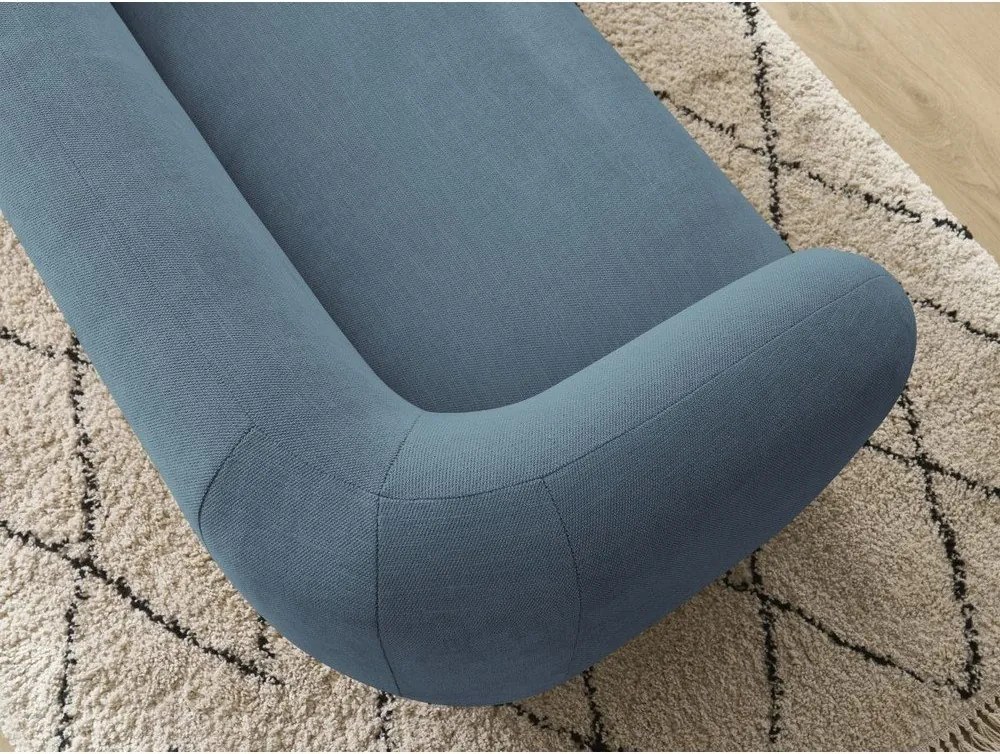 Kék zsenília kanapé 160 cm Celine – Bobochic Paris