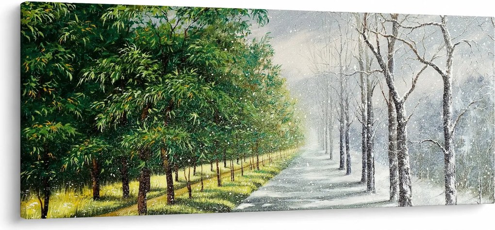 Kép - Tél versus nyár (120x50 cm)