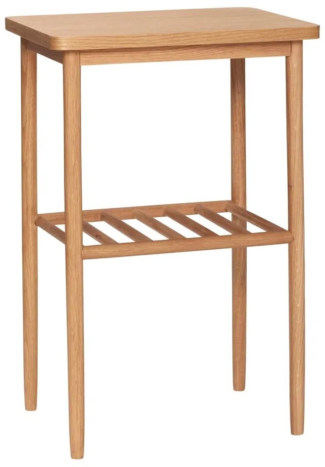 Acom tölgyfa tárolóasztal, 40 x 30 cm - Hübsch