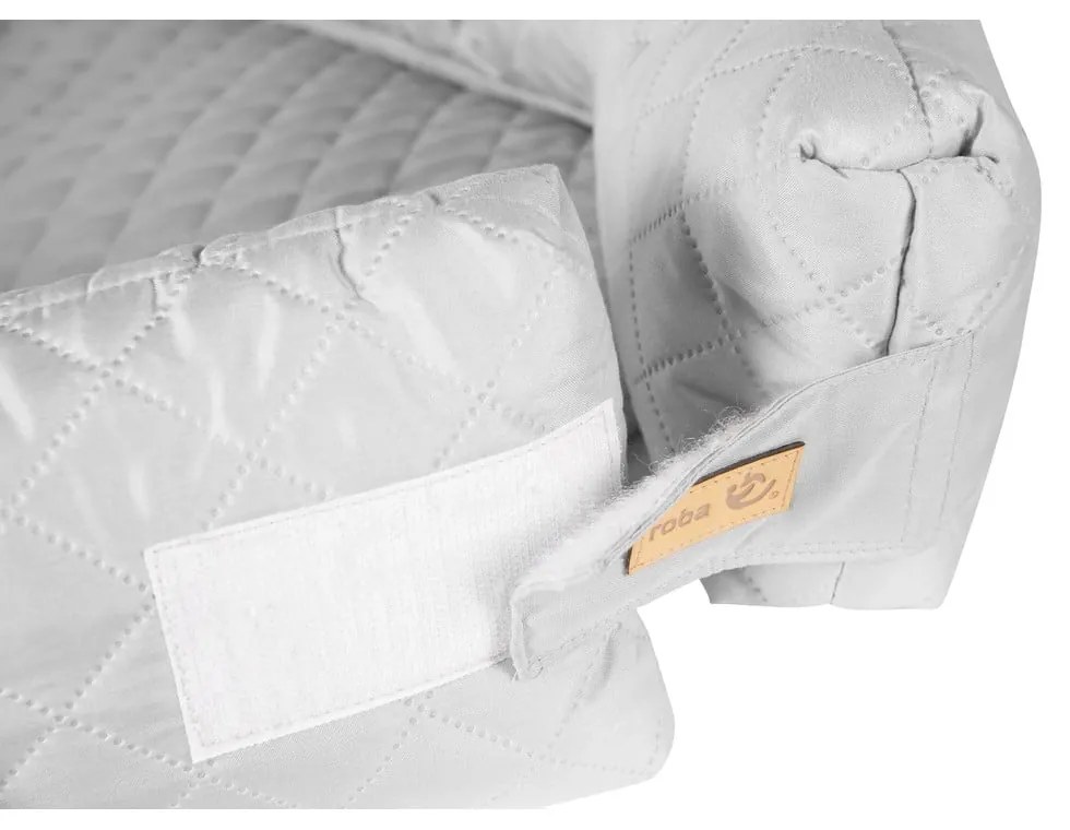 Világosszürke babafészek Roba style – Roba