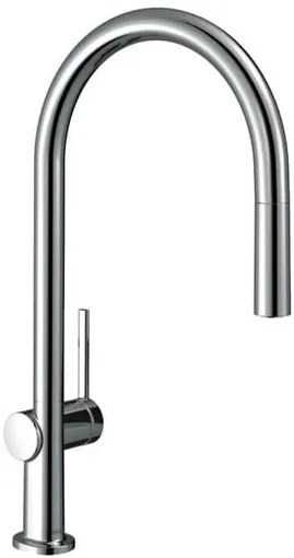 Mosogató csaptelep Hansgrohe Talis kihúzható zuhannyal króm 72803000