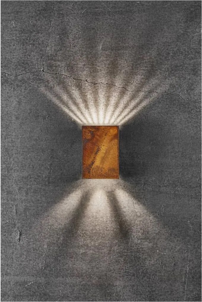 NORDLUX 2019041038 FOLD Modern Kültéri Fali Lámpa Acélos LED IP54