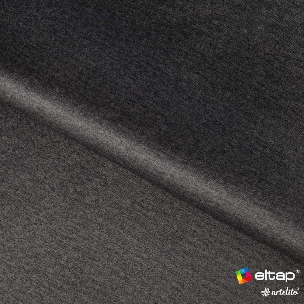 Szürke kárpitozott ágyneműtartós franciaágy ágyráccsal 160x200 cm Plissa – ELTAP