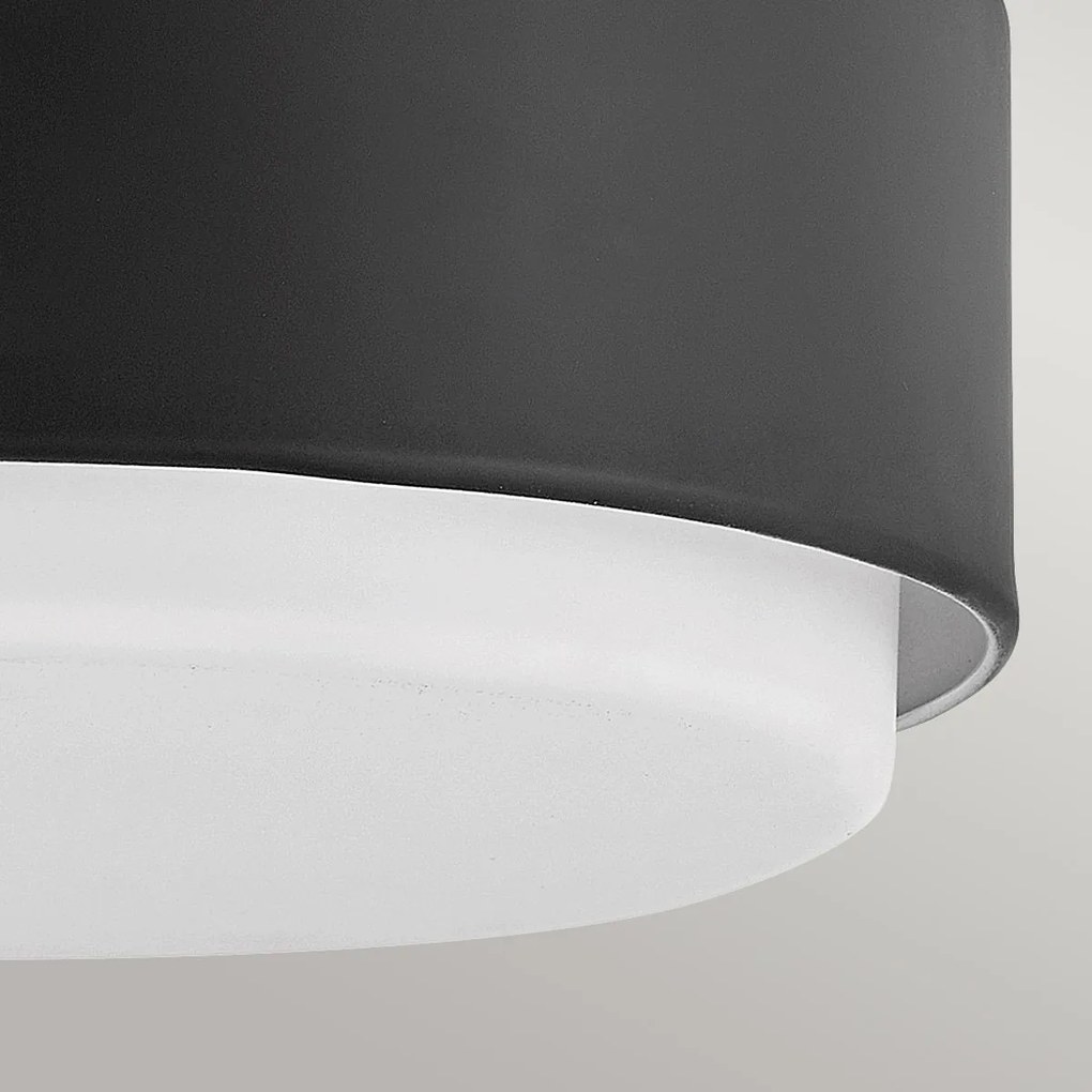 Hinkley lighting modern mennyezeti lámpa cedric fekete opál elshk-cedric-f-s-bk
