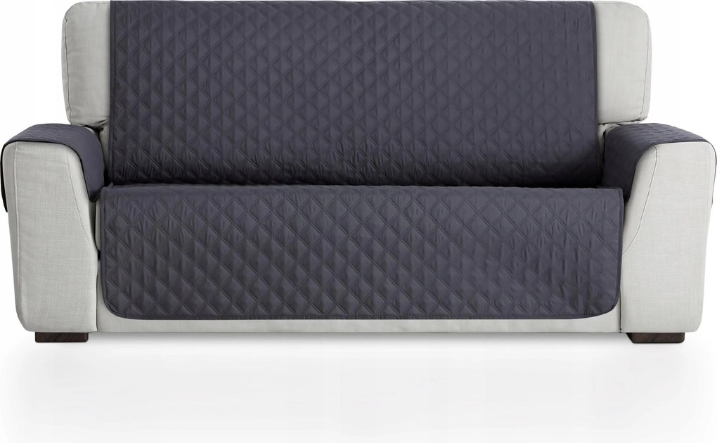 Kanapé ágytakaró háromszemélyes steppelt kanapévédő Bestcovers szürke