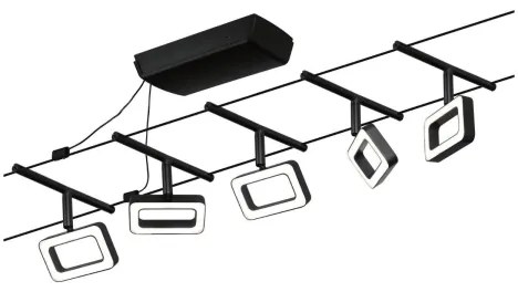 Paulmann 94485 - 5x4,8W LED FRAME spotlámpa 230V fekete készlet