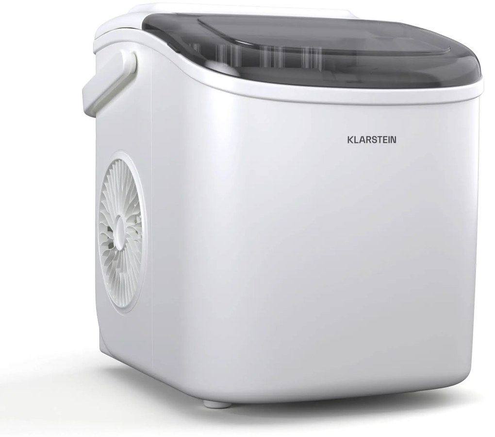 Klarstein Caldwell jégkockakészítő, 12 kg jégkocka/nap, teljesen automatikus, LED kijelző, könnyű tisztítás