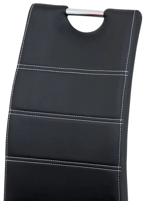 Modern Étkezőszék Fekete Színben Hc-484