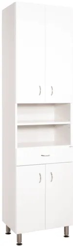 Keramia Pro fürdőszobaszekrény magas 50x192x33,3 cm fehér lesk PROV50DV