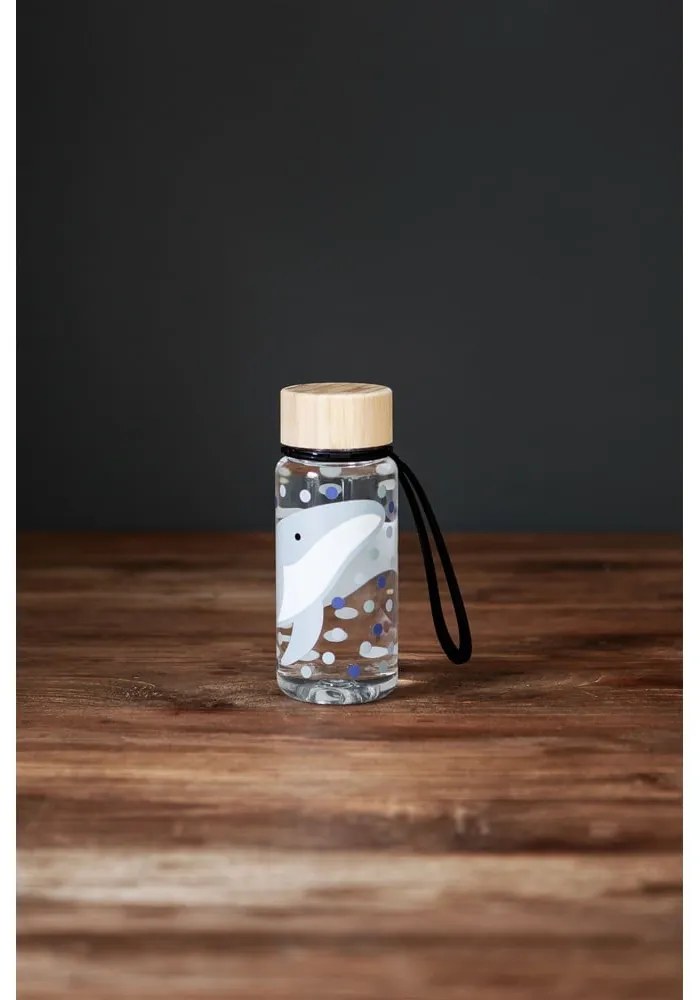 Tritán gyerek ivópalack 400 ml Whale – Kindsgut