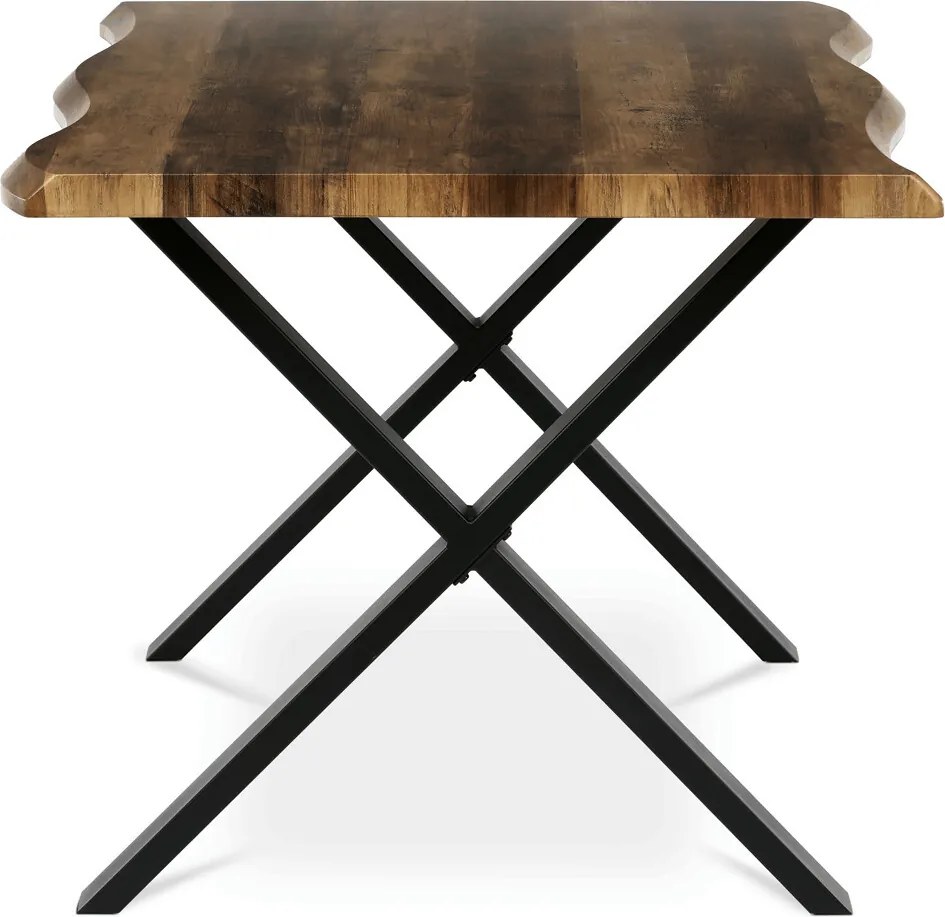 Étkezőasztal 160x90 cm MDF old wood