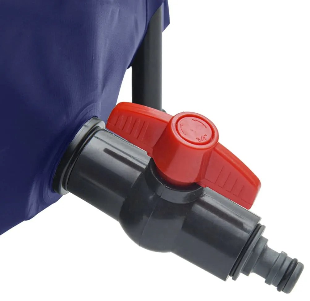 összecsukható PVC víztartály csappal 380 L