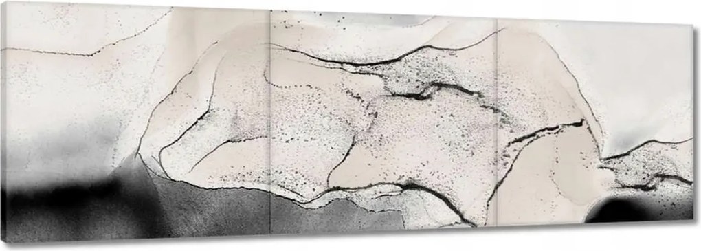 Festmények 120x40 Tompított absztrakt
