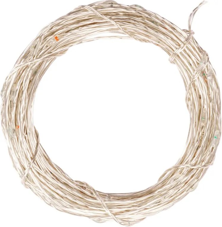 VOLTRONIC® LED lánc 2x 100 LED Meleg fehér