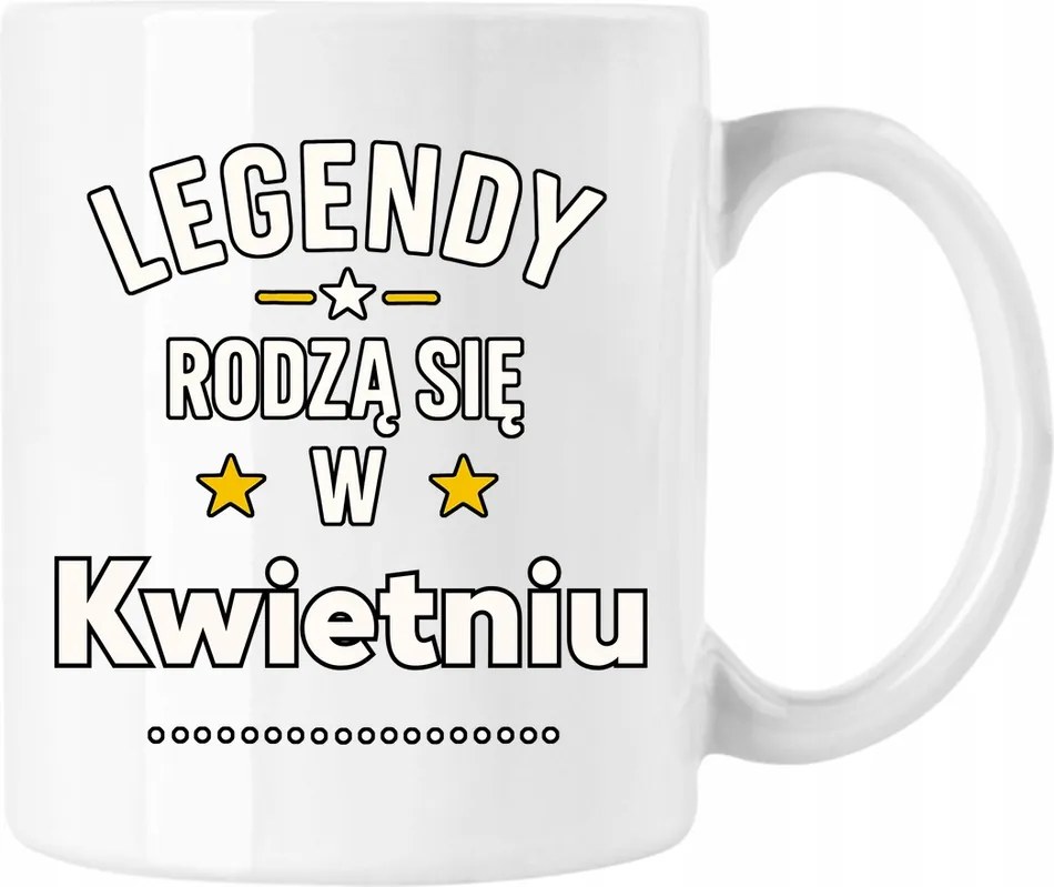 Bögre április fehér 330ml