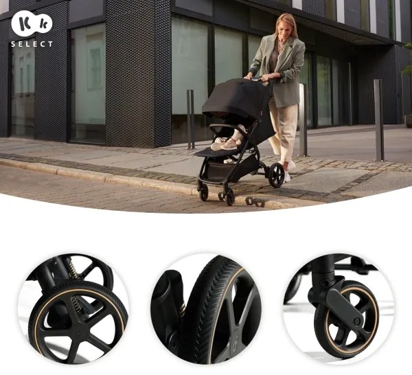 KINDERKRAFT SELECT - Babakocsi MITZY Ink fekete