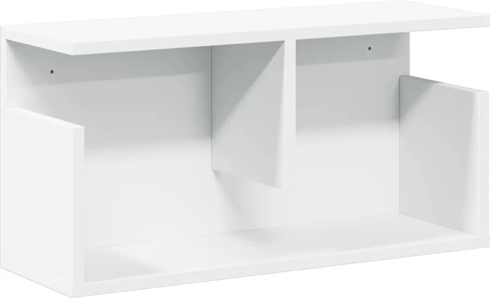 vidaXL fehér szerelt fa faliszekrény 60 x 20 x 30 cm