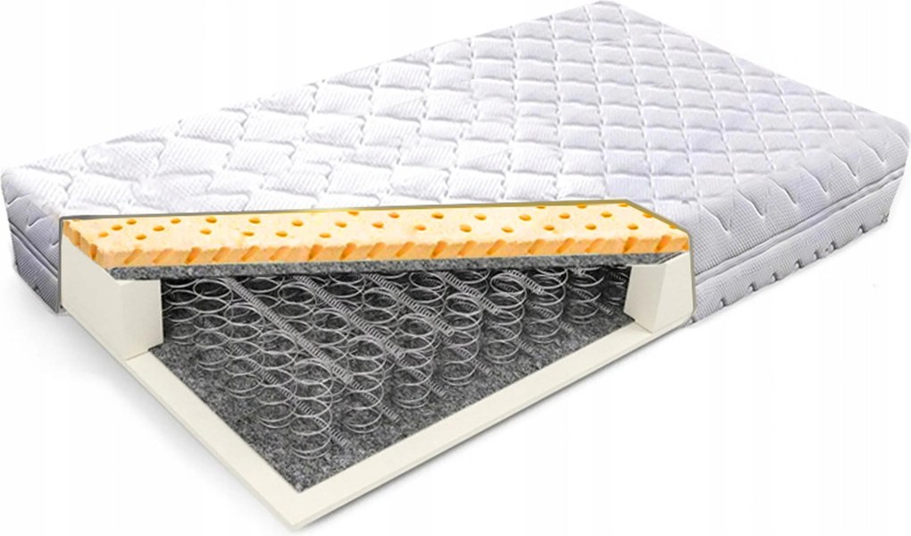 140x200 prémium latex rugós matrac 21cm H3 rugós betéttel