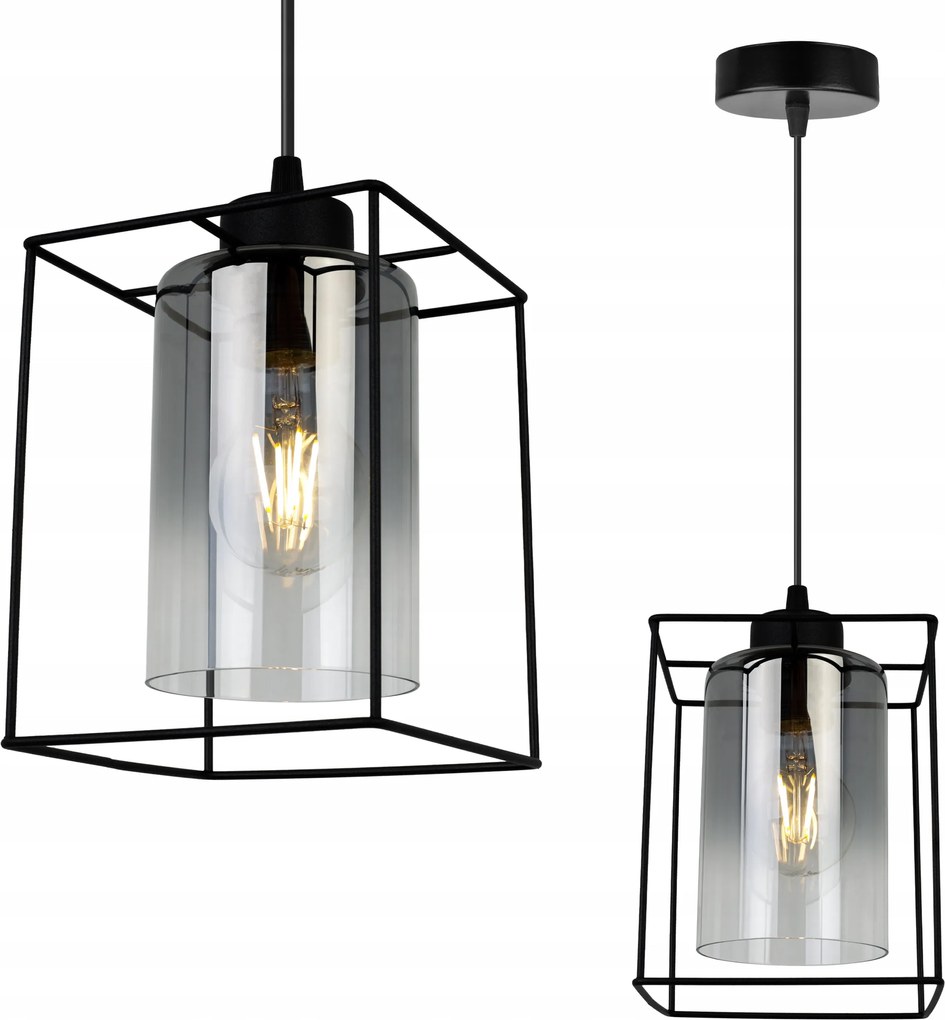 Mennyezeti Lámpa Lógó Csillár Egyetlen Elegáns Üveg Lámpabúra