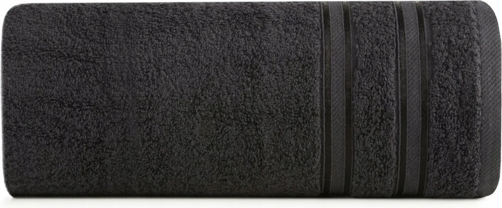 Manola törölköző 50x90 fekete frottír 480g/m2