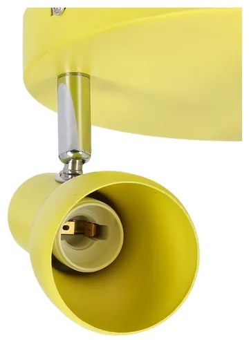 Spotlámpa PICARDO 3xE14/40W/230V sárga