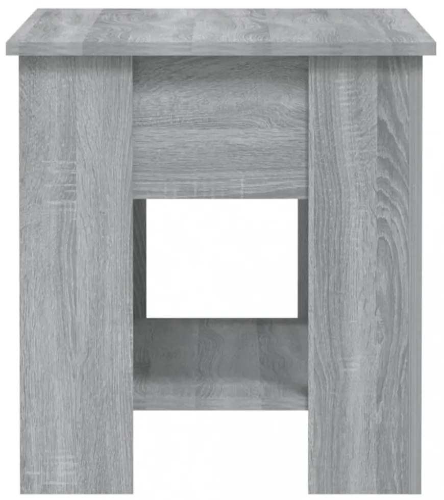 szürke sonoma színű szerelt fa dohányzóasztal 101x49x52 cm