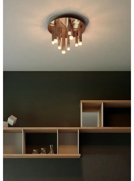 Redo 01-2040 - LED Mennyezeti lámpa MADISON 9xLED/4W/230V réz