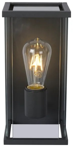 Lucide 27885/01/30 - Kültéri fali lámpa CLAIRE 1xE27/15W/230V IP54 fekete