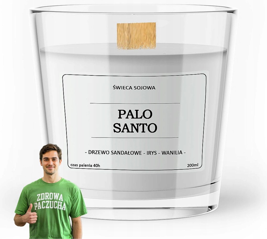 Palo Santo szója illatgyertya 200ml