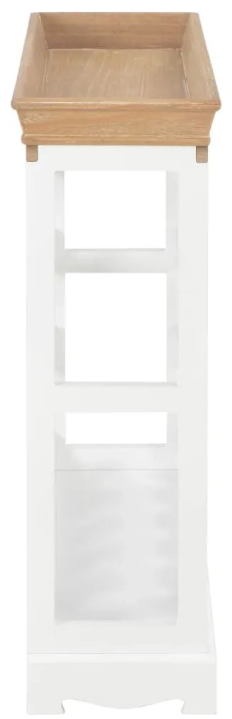 Fehér MDF borszekrény 70 x 22,5 x 70,5 cm