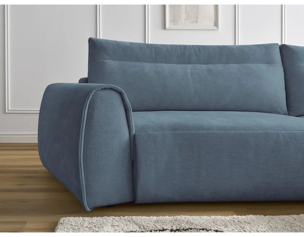 Kék sarokkanapé Aden – Bobochic Paris