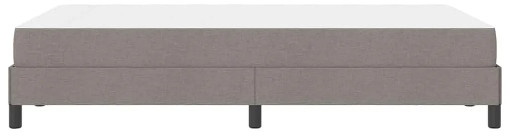 Boxrugós ágy matracmal Tópszínű 120 x 190 cm szövet