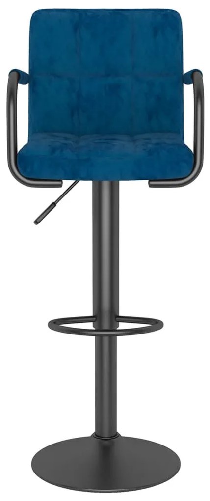 kék bársony bárszék